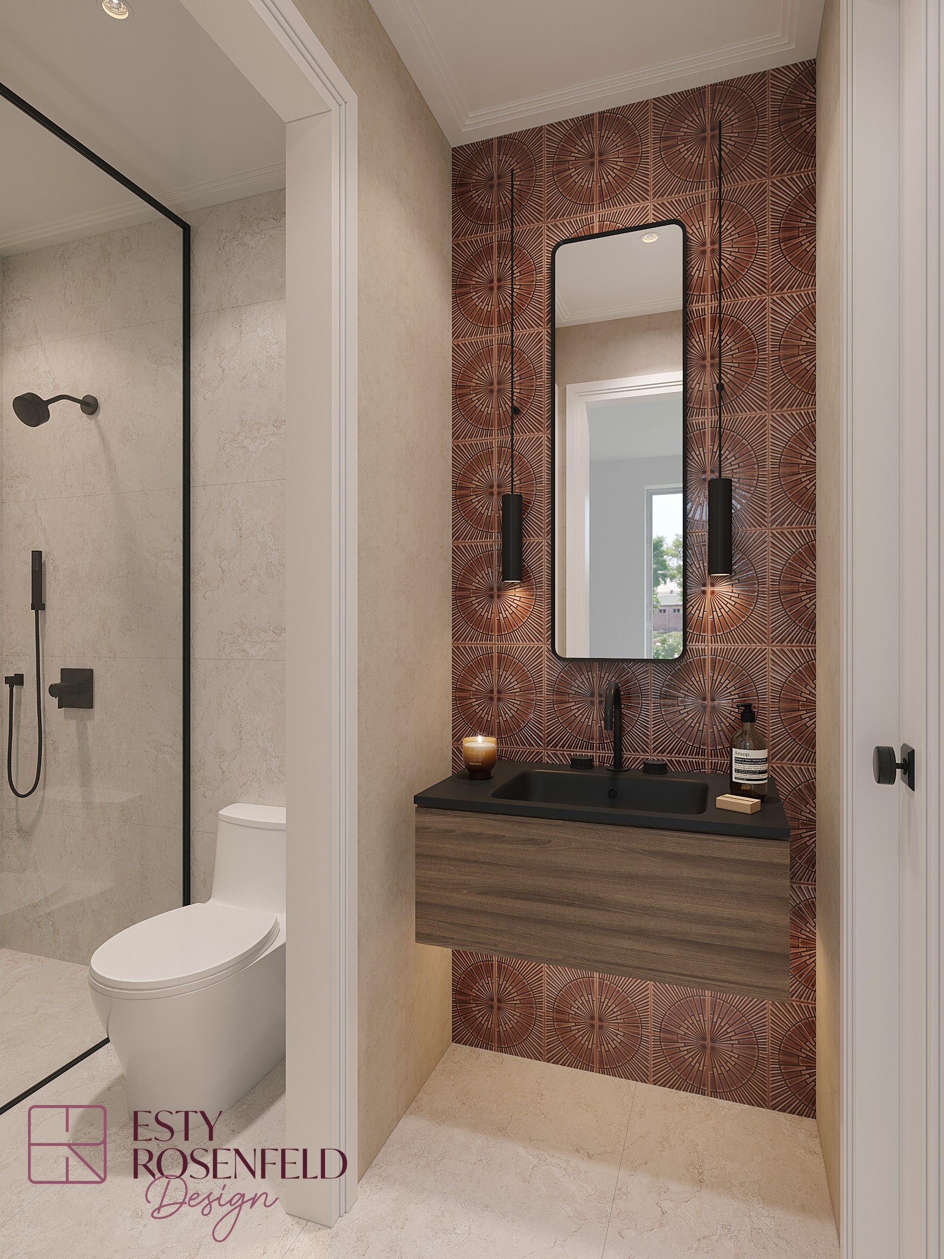 Powder Rooms — rendering 4