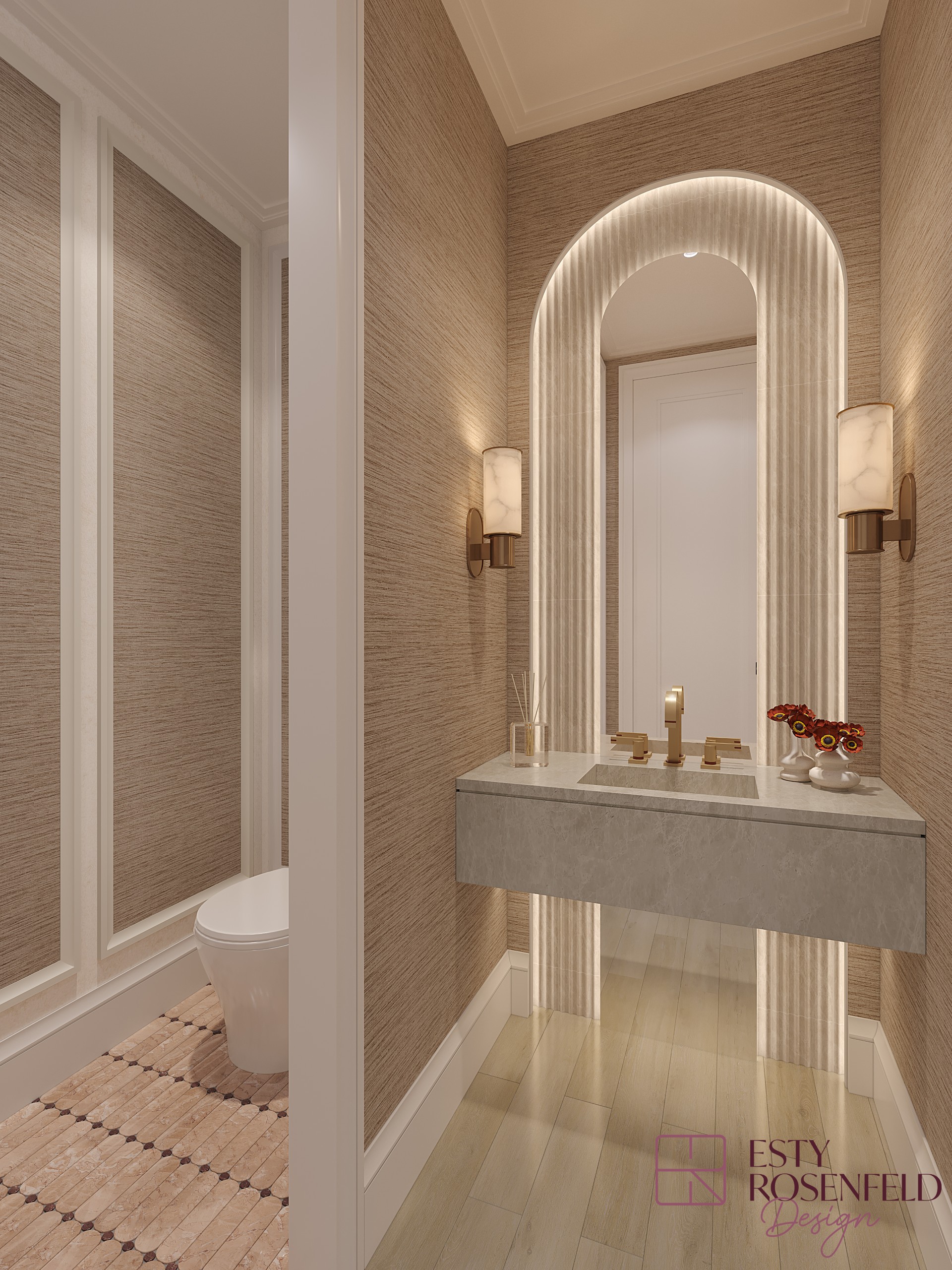 Powder Rooms — rendering 3