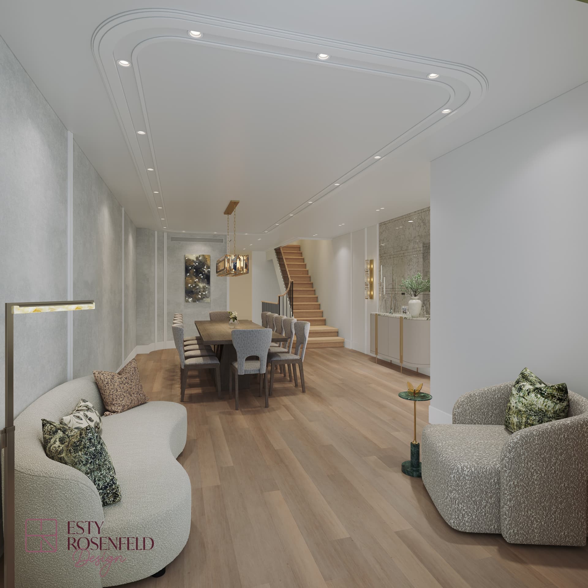 The Dining Interior — rendering 3