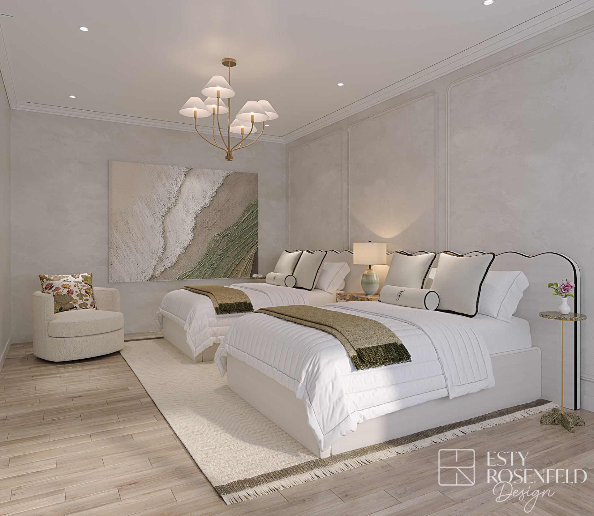 The Scalloped Headboard Bedroom