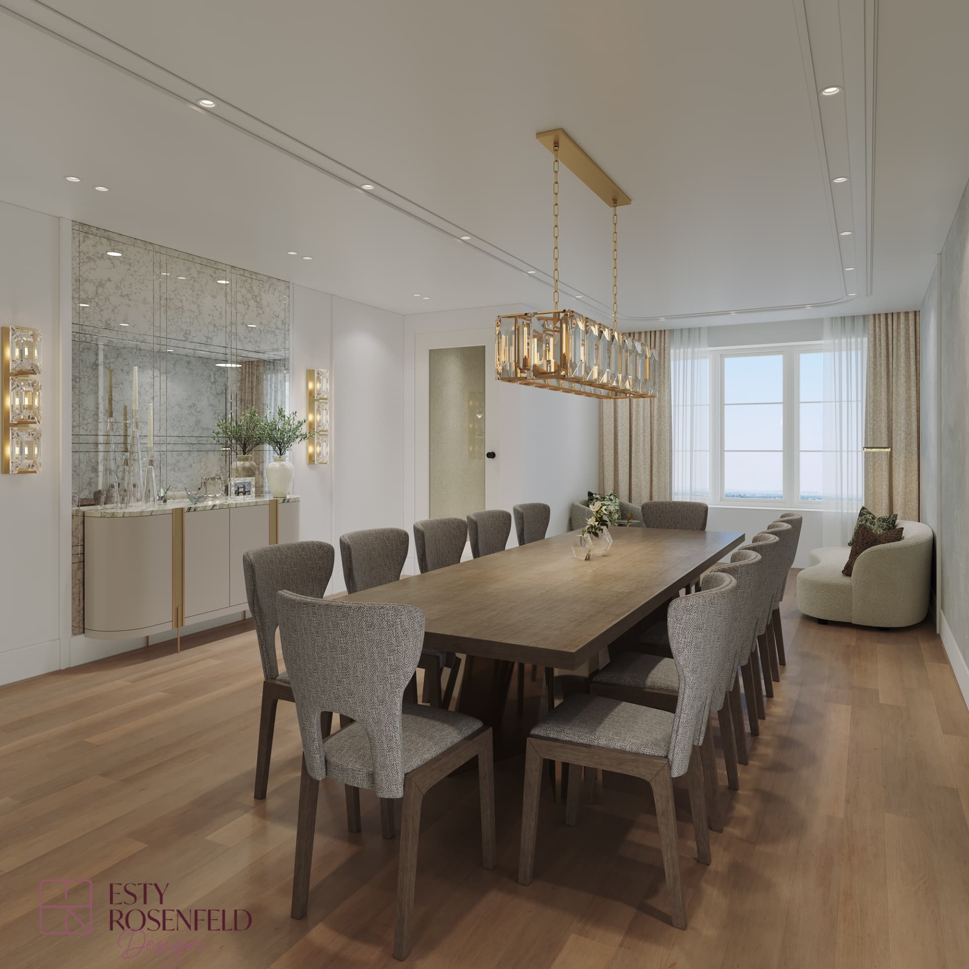The Dining Interior — rendering 2