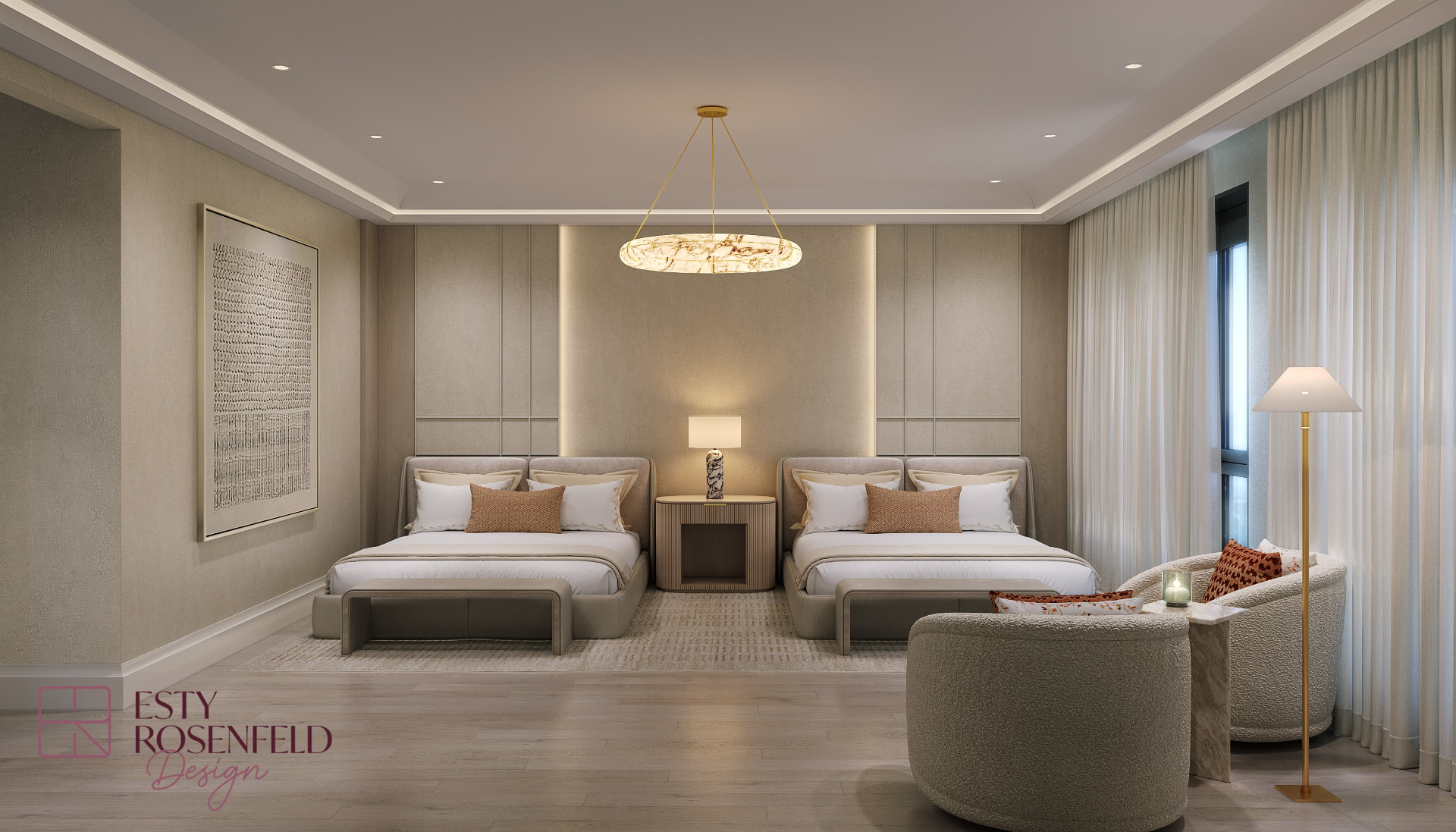 Soft Neutral Bedrooms
